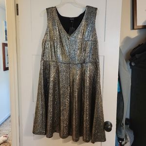 Gold and black Torrid dress